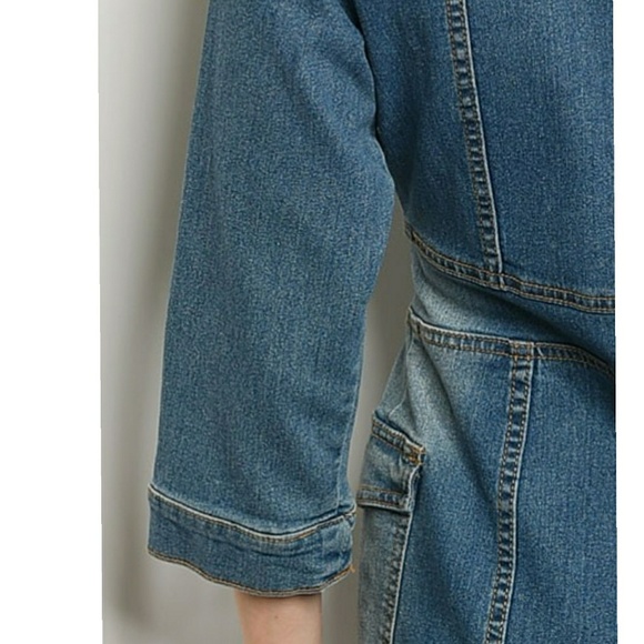 DARK DENIM DRESS - Picture 7 of 7